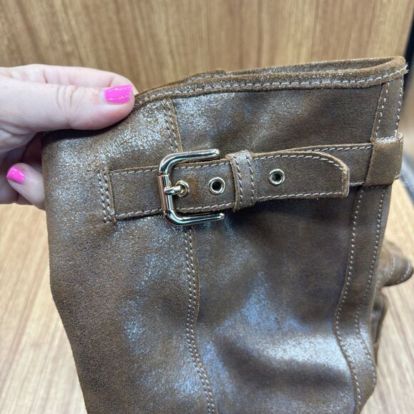 Coach TANESHA Suede Snow After-Ski Wedge Mid-Calf Boot  Size 7 READ - Picture 11 of 12